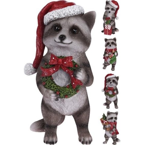 PROCIONE RESINA NATALE 31CM 4